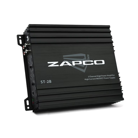 ZAPCO ST-2B 2-kanałowy wzmacniacz klasy AB 4Ω: 2 x 65 W RMS